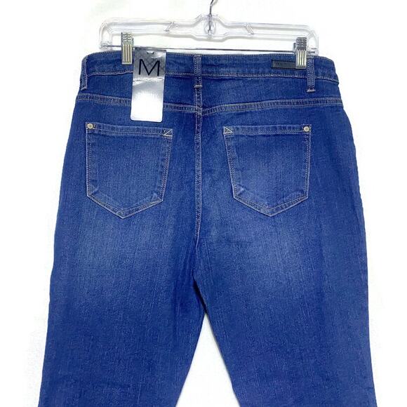 Massini Blue Jeans Women's Size 10 Skinny Mid-Rise Skinny Leg Distressed NWT - Picture 8 of 11